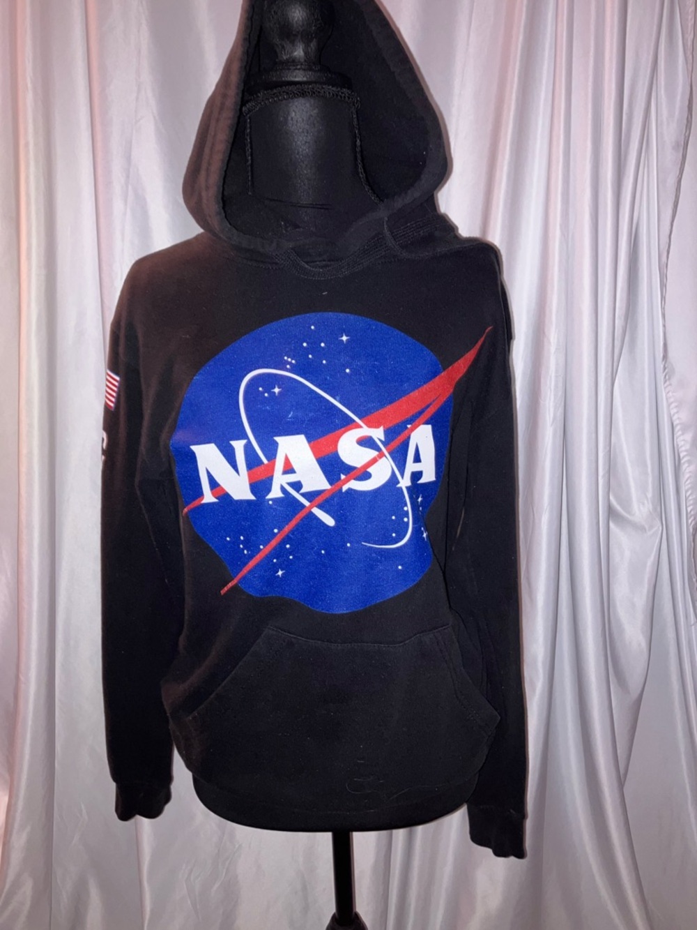 Black Logo Hoodie Sweatshirt - Men's Pullover